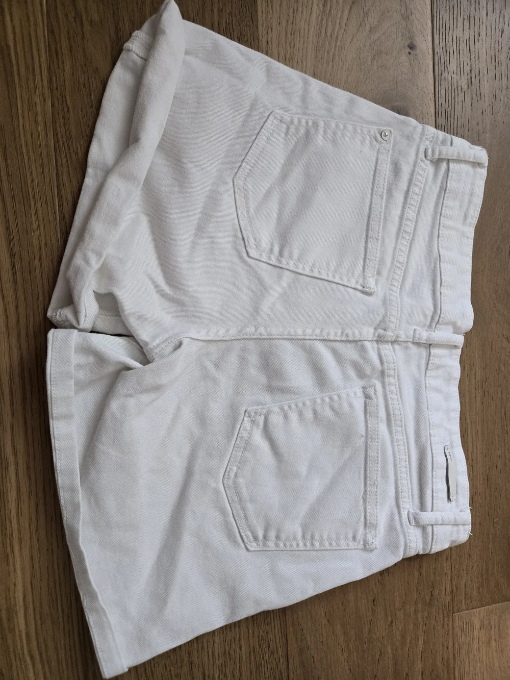 Anthropologie White Denim Jean Shorts - Picture 4 of 4